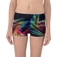 Dancing Northern Lights, Abstract Summer Sky  Boyleg Bikini Bottoms by DianeClancy