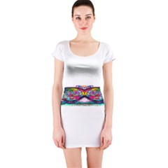 Bestiiik Short Sleeve Bodycon Dress by MRTACPANS