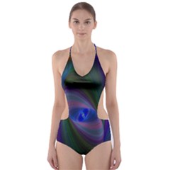 Eye Of The Galactic Storm Cut-out One Piece Swimsuit by StuffOrSomething