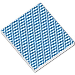 Dark Blue White Chevron  Small Memo Pads