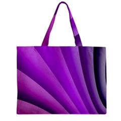 Gentle Folds Of Purple Zipper Mini Tote Bag by FunWithFibro