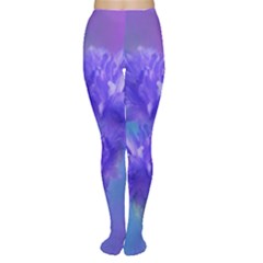 Flowers Cornflower Floral Chic Stylish Purple  Women s Tights by yoursparklingshop