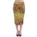 Colored Tiger Texture Background Midi Pencil Skirt View1