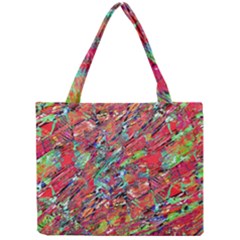 Expressive Abstract Grunge Mini Tote Bag