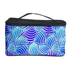 Blue And Purple Glowing Cosmetic Storage Cases by FunkyPatterns