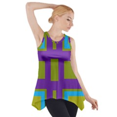 Angles And Shapes                                                 Side Drop Tank Tunic by LalyLauraFLM