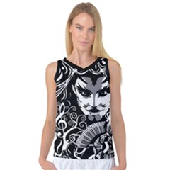 Musical Catman Women s Basketball Tank Top by DryInk