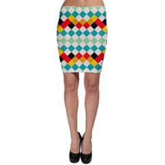 Rhombus Pattern                                                              Bodycon Skirt by LalyLauraFLM