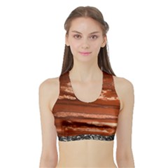 Red Earth Natural Women s Sports Bra With Border