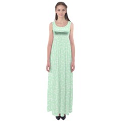 Mint Confetti Empire Waist Maxi Dress