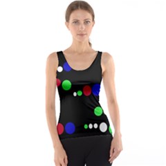 Colorful Dots Tank Top by Valentinaart