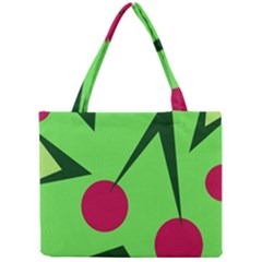 Cherries  Mini Tote Bag by Valentinaart