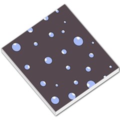 Blue Bubbles Small Memo Pads by Valentinaart