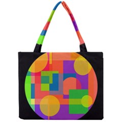 Colorful Circle  Mini Tote Bag by Valentinaart