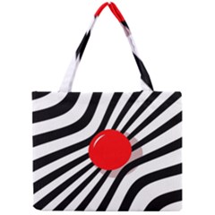 Abstract Red Ball Mini Tote Bag by Valentinaart