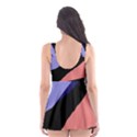 Purple and pink abstraction Skater Dress Swimsuit View2