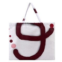 Number Nine Zipper Large Tote Bag by Valentinaart