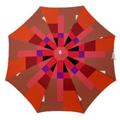 Colorful Abstraction Straight Umbrellas by Valentinaart