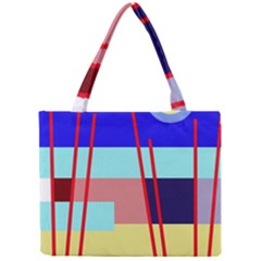 Abstract Landscape Mini Tote Bag by Valentinaart