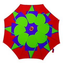 Colorful Geometric Design Hook Handle Umbrellas (large) by Valentinaart