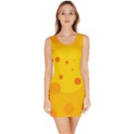 Abstract sun Sleeveless Bodycon Dress