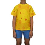 Abstract sun Kid s Short Sleeve Swimwear