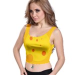 Abstract sun Crop Top