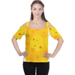 Abstract sun Women s Cutout Shoulder Tee