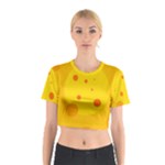 Abstract sun Cotton Crop Top