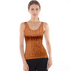 Orange Pattern Tank Top by Valentinaart