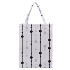 Black And White Elegant Pattern Classic Tote Bag by Valentinaart