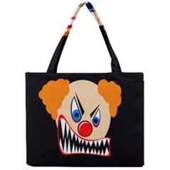 Evil Clown Mini Tote Bag by Valentinaart