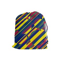 Colorful Pattern Drawstring Pouches (large) 