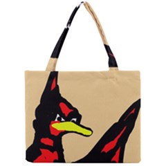 Angry Bird Mini Tote Bag by Valentinaart