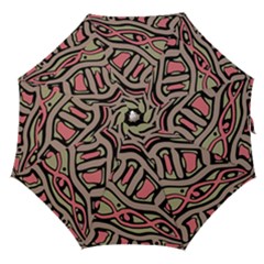 Decorative Abstract Art Straight Umbrellas by Valentinaart