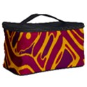 Orange abstract art Cosmetic Storage Case View2