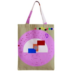 Decorative Abstract Circle Zipper Classic Tote Bag by Valentinaart