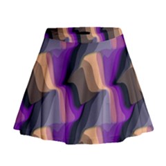 Wavy Pattern                                                                                             Mini Flare Skirt by LalyLauraFLM