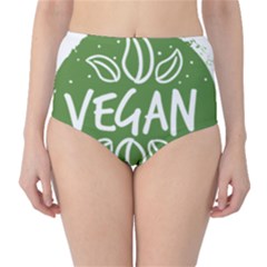 Vegan Label3 Scuro High-waist Bikini Bottoms by CitronellaDesign