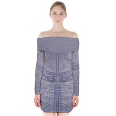 Watts Chapel (double Alt) Long Sleeve Off Shoulder Dress by DeneWestUK