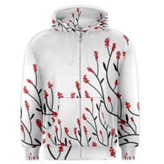 Elegant Tree Men s Zipper Hoodie by Valentinaart