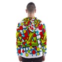 Crazy geometric art Hooded Wind Breaker (Men) View2