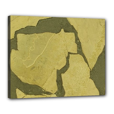 Stylish Gold Stone Canvas 20  X 16  by yoursparklingshop