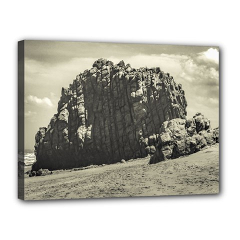 Big Rock At Praia Malhada Jericoacoara Brazil Canvas 16  X 12  by dflcprints