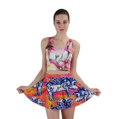 Little Flying Pigs Mini Skirt by DanaeStudio