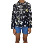 Little bit of yellow Kids  Long Sleeve Swimwear