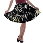 Little bit of yellow A-line Skater Skirt