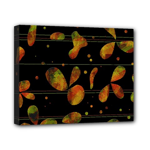 Floral Abstraction Canvas 10  X 8  by Valentinaart