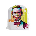 Abraham Lincoln Drawstring Pouches (Extra Large)