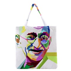 Ghandi Grocery Tote Bag by bhazkaragriz